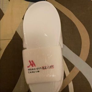 Marriott Cancun hotel slippers